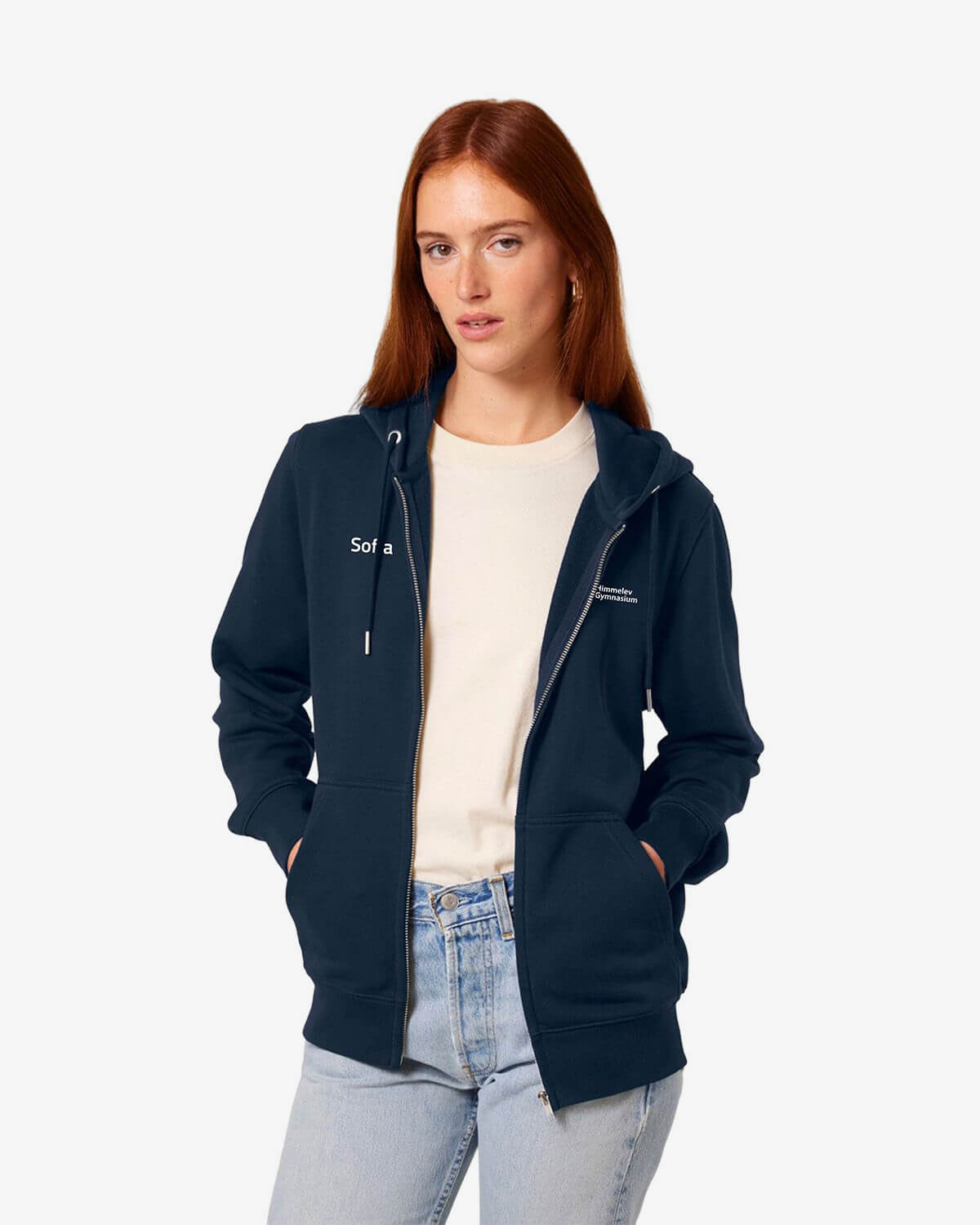 Royal Zip Hoodie